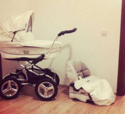 Стильная детская коляска BEBECAR STYLO 2 в 1, идеальное состояние