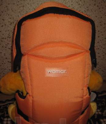 Продам детский рюкзак-кенгуру Womar rainbow N15 оранжевый