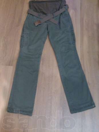 Продам джинсы для беременных хаки HM MAMA