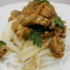 Мясо с луком, морковью и рисовой лапшой - рецепт, способ приготовления, ингредиенты