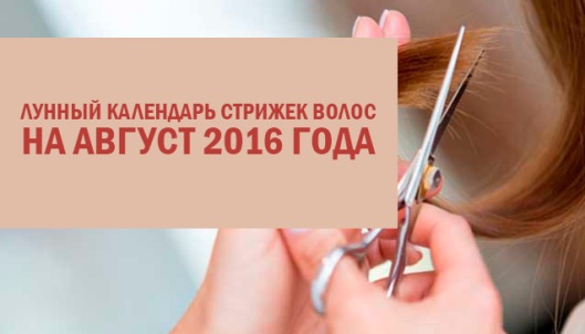 Лунный календарь стрижек волос на август 2016 года